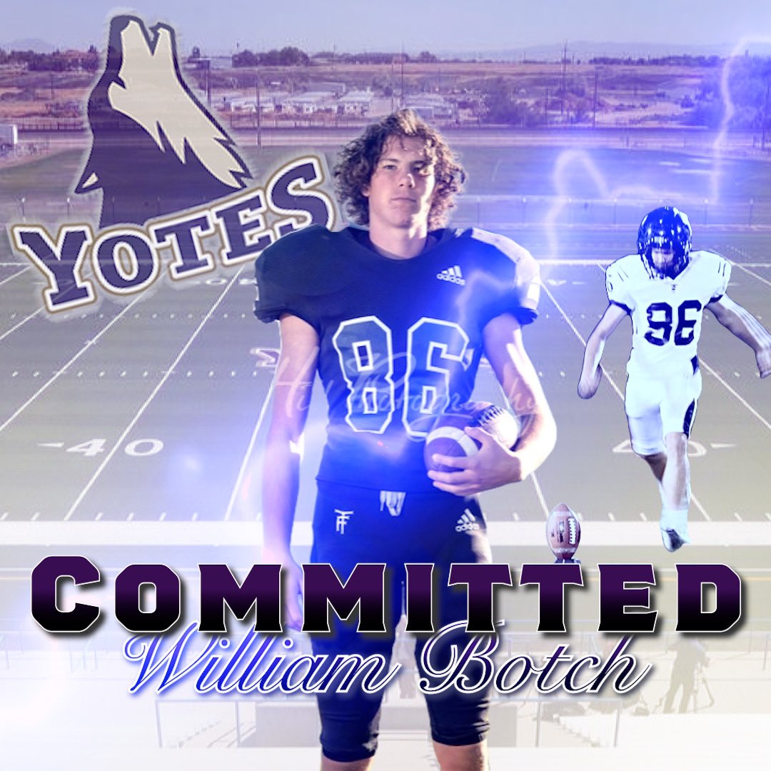 BotchWilliam's tweet photo. Committed
 @YotesFootball @jChoateYotes @RAREAcademyID @T_Rausa @PNWSports_ @boisesportstalk https://t.co/Nfovpkk9Qq