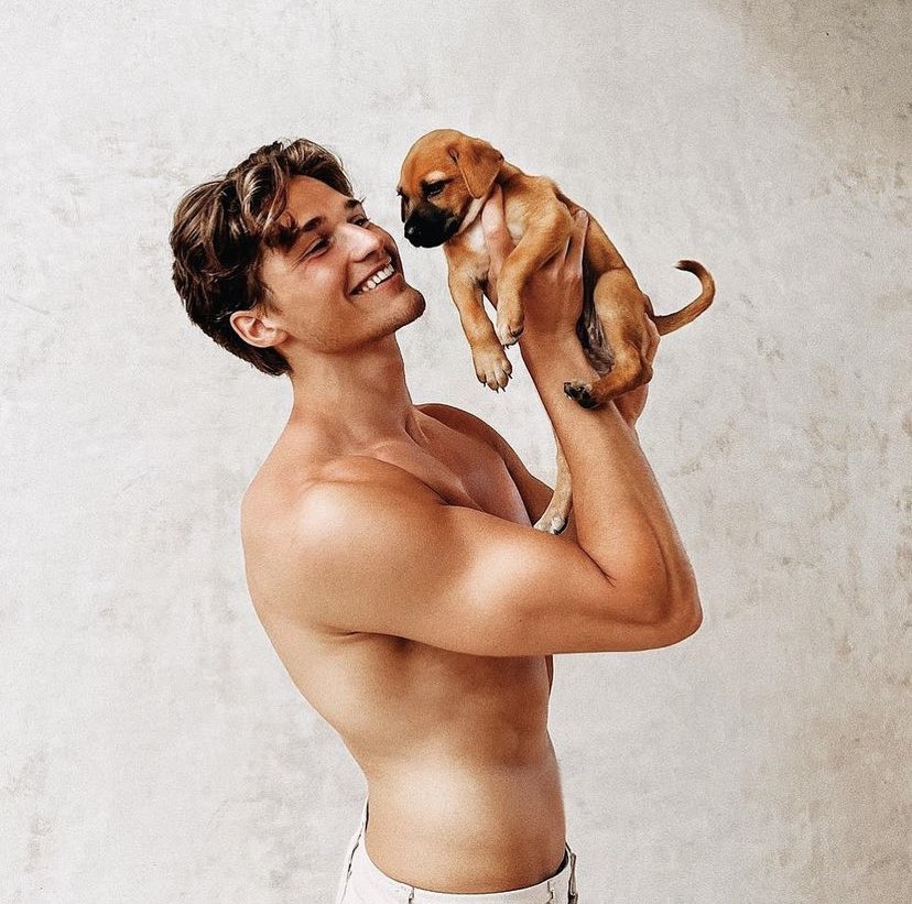 Hello it's a been too long. This is me with my puppy