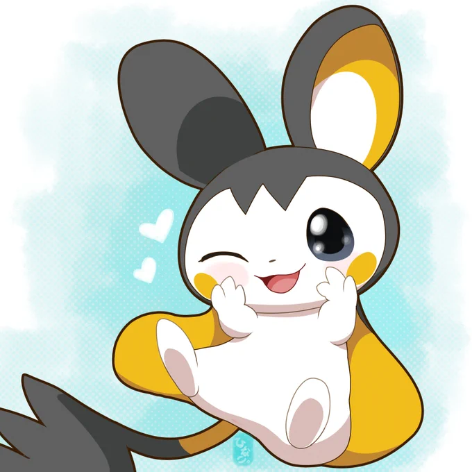 #エモンガの日
過去絵なんですけど🐭⚡️ 
