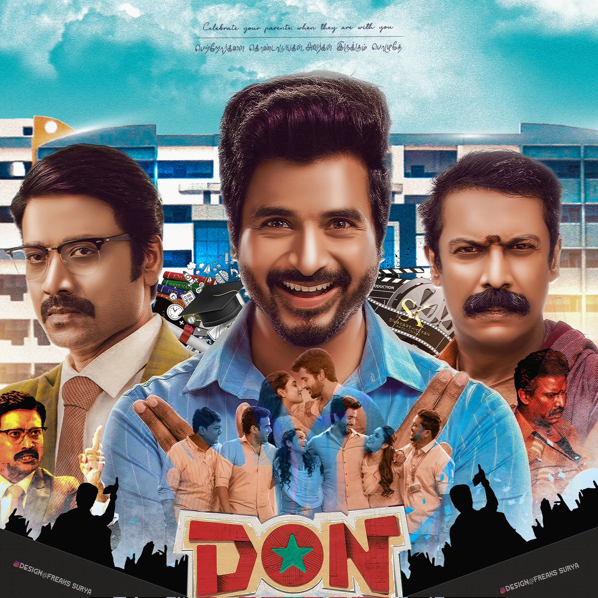 FreaksSurya's tweet photo. DESIGN ✨ DON🔥 #DON #DonBlockbuster #DonReview #Sivakarthikeyan @Siva_Kartikeyan @iam_SJSuryah @priyankaamohan @sivaangi_k @DirCibi https://t.co/zt6WbQeYKy