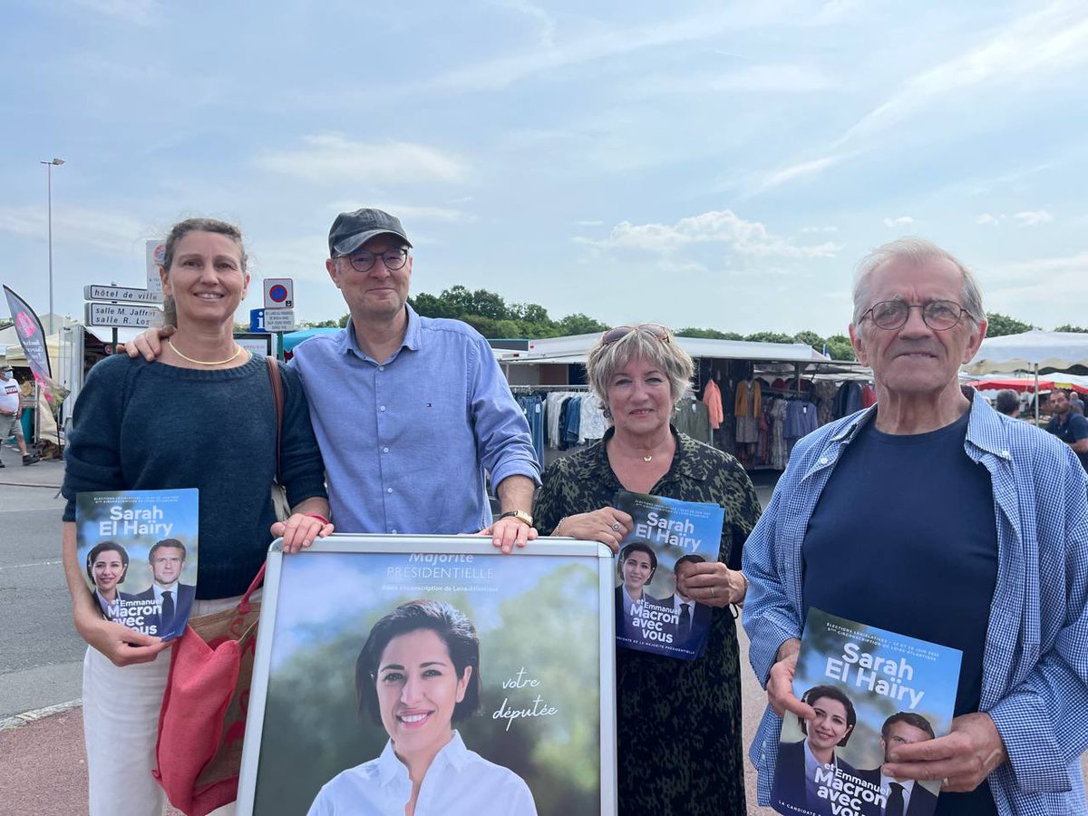 sarahelhairy's tweet photo. Inauguration de ma permanence de campagne ✂️

Je sais pouvoir compter sur vous pour donner une majorité à @emmanuelmacron aux #electionslegislatives2022 ! 

Merci pour votre mobilisation à mes côtes 🙏 https://t.co/fe95WdfgHt