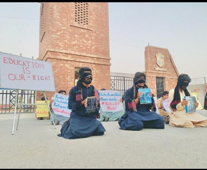 fighterofjustic's tweet photo. ہمیں تعلیم سے دور رکھنا اس کی سازش ہے۔
#RestoreBalochStudents https://t.co/5hAxCmAiGK