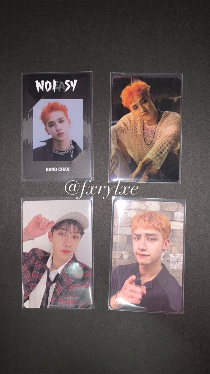 fxrylxe's tweet photo. [help rt🌟] WTS MY !

Stray Kids Bang Chan set
( Chan no easy aladdin pob + chan no easy black frame + chan no easy ds + chan Christmas evel jyp pob) 

- RM65 wm
- RM70 em
- price incl postage 

#pasarskz #pasarstraykids https://t.co/m1a79W5PYB