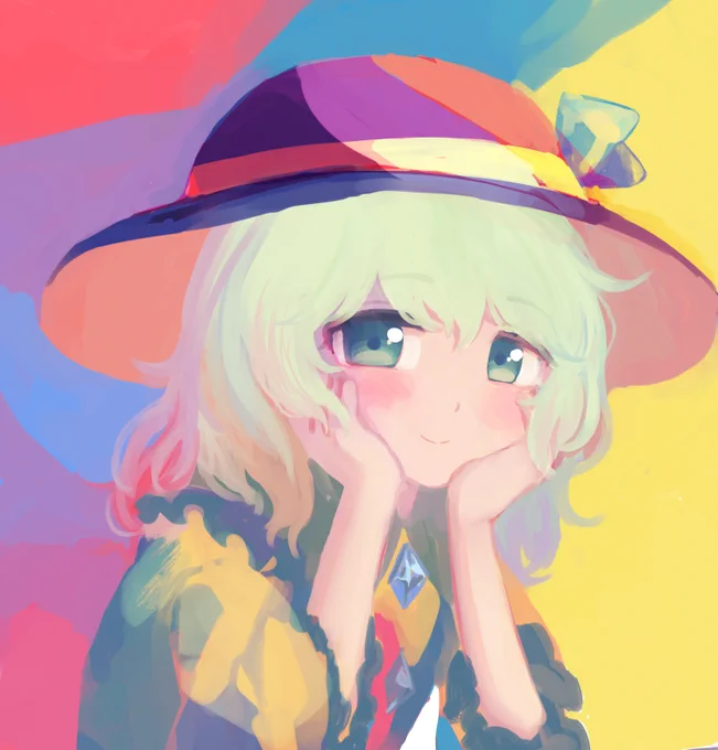 こいしちゃんの日に間に合いませんでした絵 