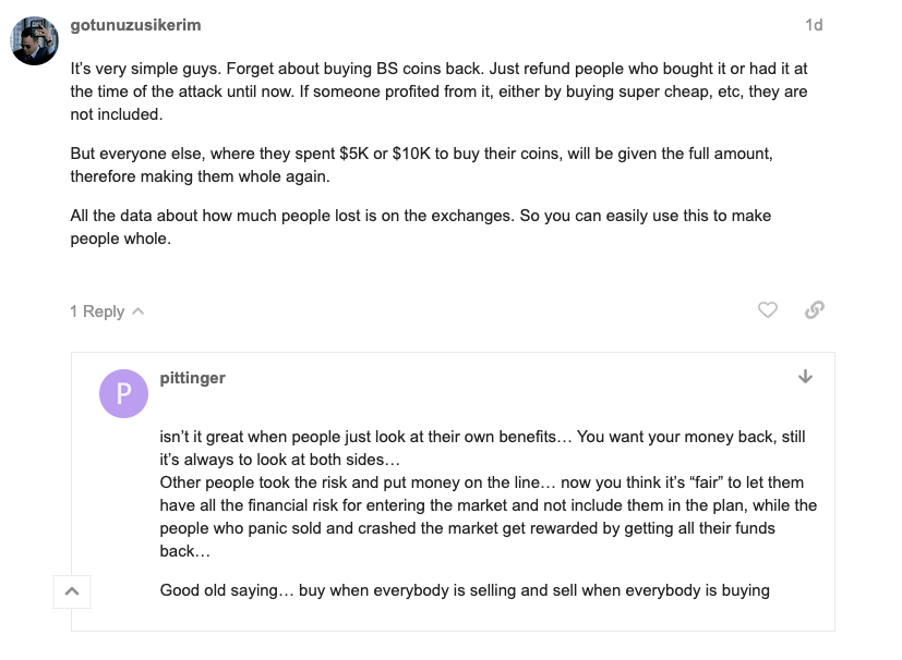 well said pittinger ! Risk! Put you f* money on the table, if you win, then win, otherwise go ahead and keep your money on your pocket.#terra #luna $luna agora.terra.money/t/proposal-tie…