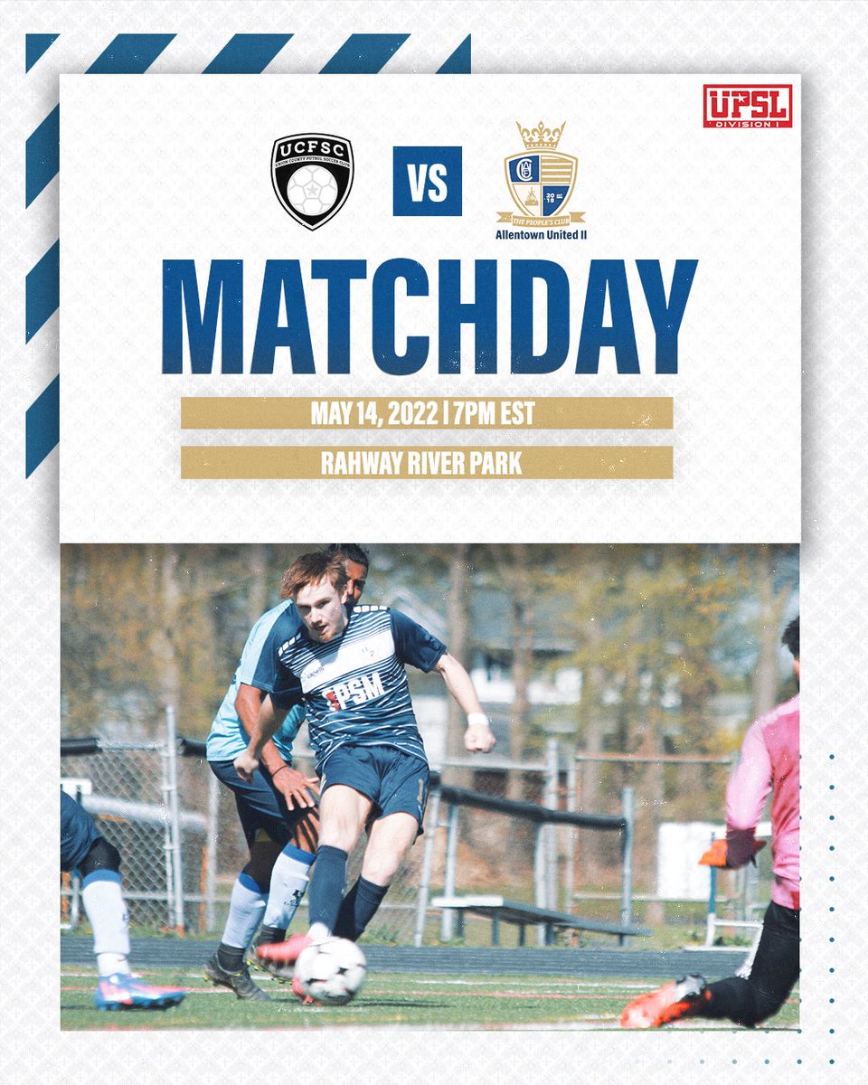 𝗠𝗮𝘁𝗰𝗵𝗱𝗮𝘆 #𝟰! Our UPSL side travel to Rahway today in search of some important points! The guys will be looking to provide a reaction after two back to back home defeats.