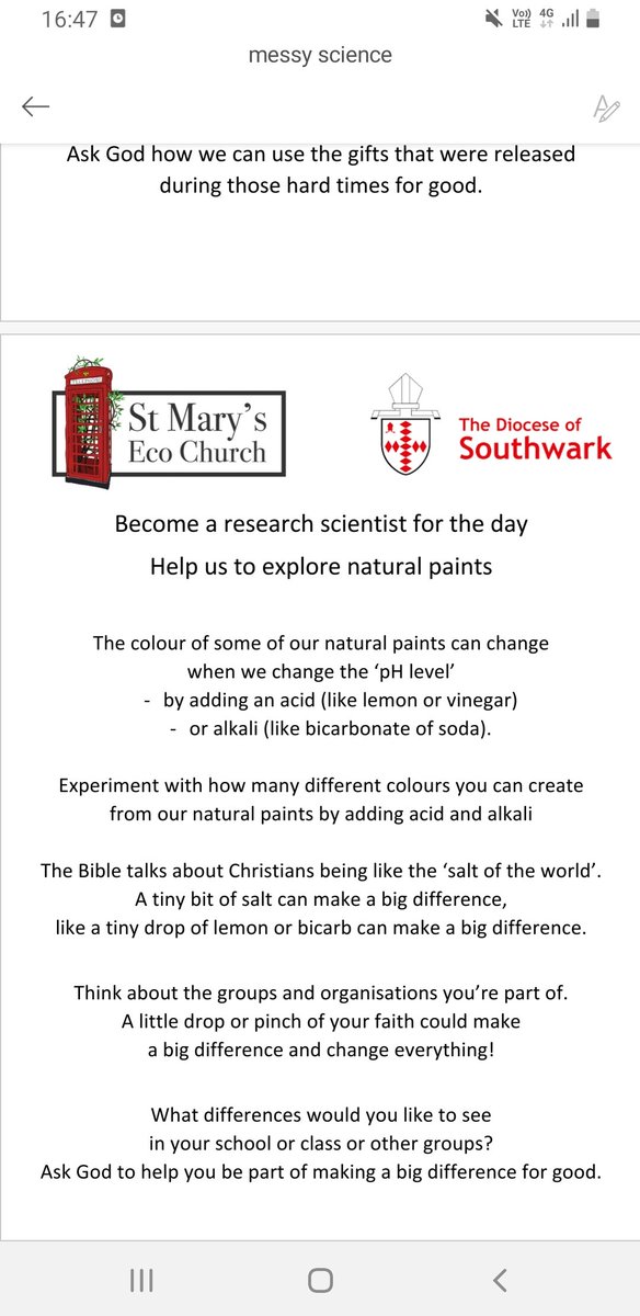 stmaryseco's tweet photo. Children's artwork using naturalnpaints today @Southwarkcathed for #MessyScience the #ecochurch way. @SouthwarkCofE https://t.co/GytmvmVdQa