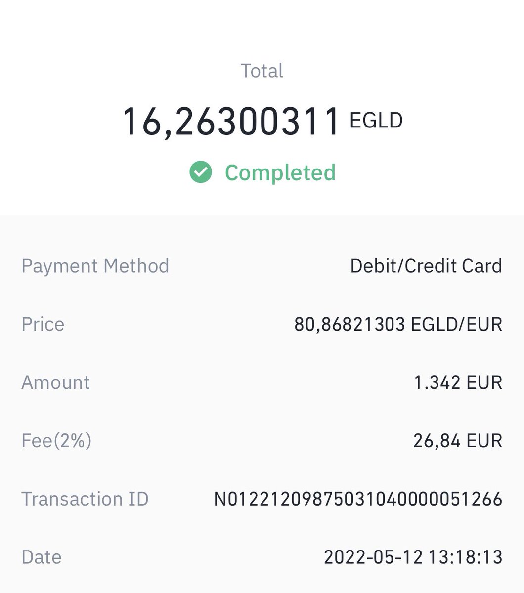 Bought the dip 🧙‍♂️Not far from being an $EGLD 🐳 now #egld #maiar #elrond @ElrondNetwork <a href="/getMaiar/">X Portal</a>