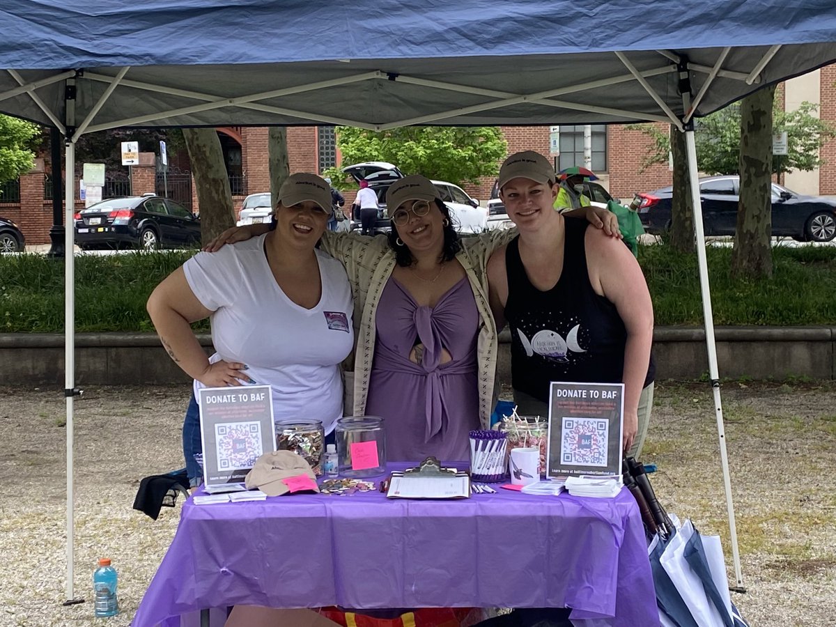 AbortionFundMD's tweet photo. If you’re out for the Baltimore rally today, stop by our table &amp; say hello, make a donation, and buy some merch! #BansOffOurBodies #BAFBringItOn #BaltimoreAF https://t.co/xYV9qNY1S5