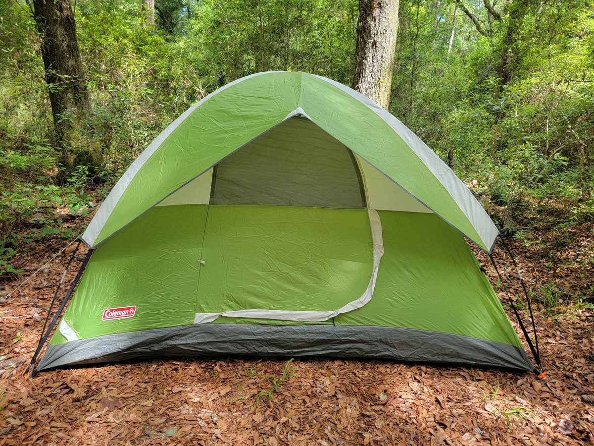 Yes...I set this tent up all by myself!
