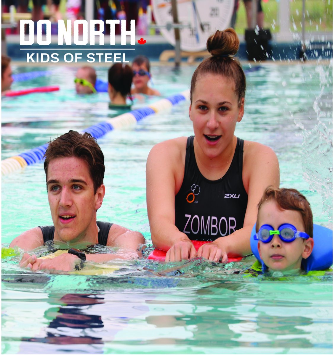Here's one for the kids... What race is never run?… A swimming race 😂 If you're looking to swim, bike, run and have a good time this June don't forget to sign up for our annual Kids of Steel Race presented by Melcor. #donorth🇨🇦