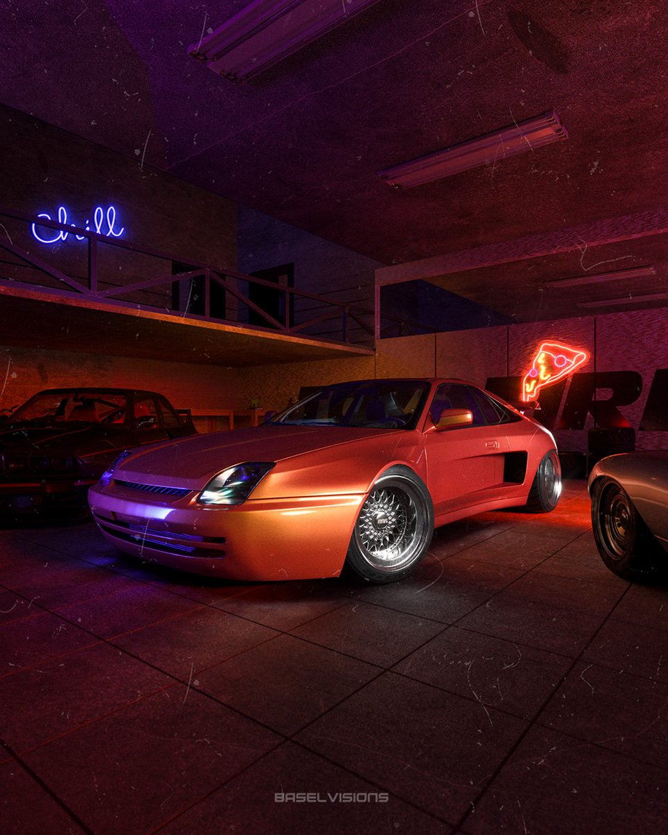 Baselbutno's tweet photo. Honda Prelude with Koenig Specials Porsche 928-inspired body kit. What do you think? I have these as 4k wallpapers on my patreon

https://t.co/W3RX2QqtqP

#3D #Honda #prelude #3dart #garage #bbs #koenig #porsche #baselvisions https://t.co/53sqWaWRL9