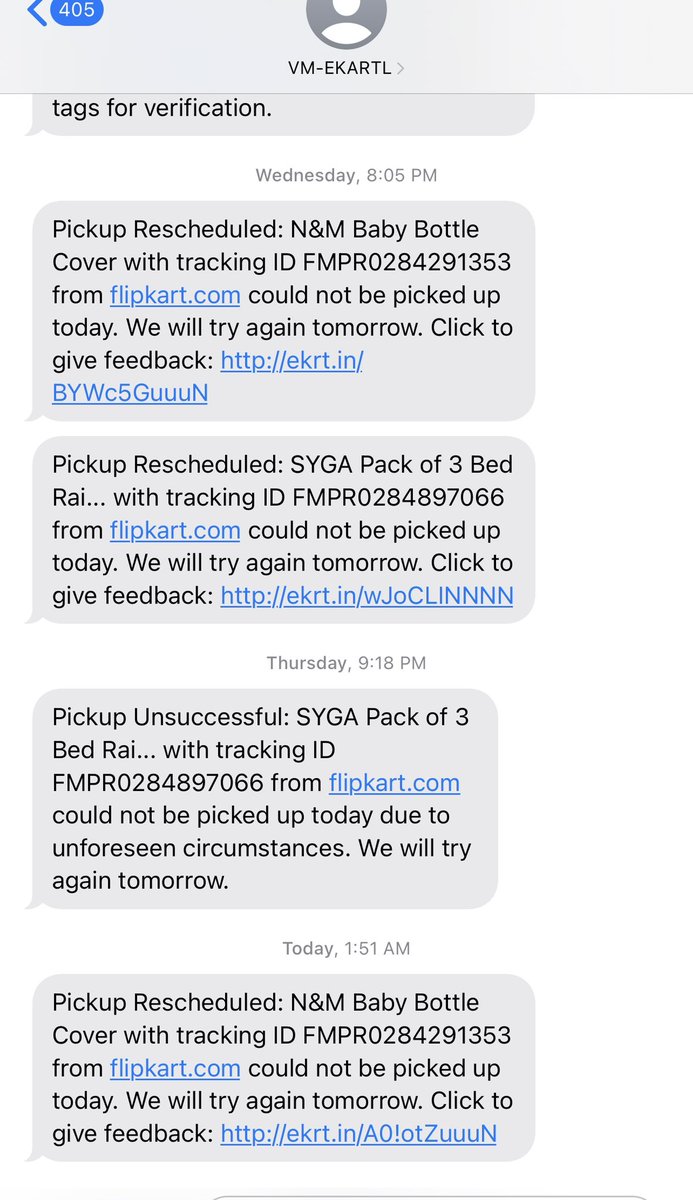 NigamPrerna's tweet photo. What’s wrong with you @flipkart ?!! 
Everyday the pickup is rescheduled and thn not picked up! 
Why the hell don’t you refund my money?!!!!! 
#Flipkart @flipkartsupport #Badcustomerservice https://t.co/ue4NPdKz5x