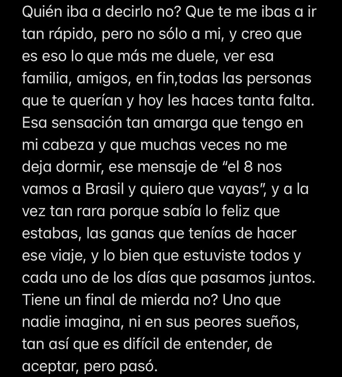 StefanoBtti's tweet photo. Nunca te fuiste, nunca te vas a ir.
Feliz Cumpleaños mi amor 🤍 https://t.co/SjDcVTWEbu