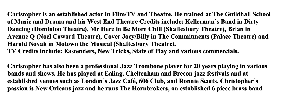 ForBecket's tweet photo. CAST ANNOUNCEMENT! 

Ubert!

 #londoncity #great12 #candomusic #london #whatsoninlondon #londonlife #londonevents #Becketpageantforlondon #drama #drama #thecityoflondon #music #craftfair https://t.co/sHKTJQkwSP