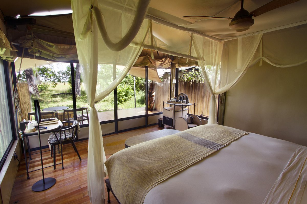 TravelUbuntu's tweet photo. The nourishing Khwai Leadwood Tented Camp, Okavango Delta Botswana. Situated on the banks of the Khwai, this tented camp is positioned beautifully within the community-run concession.
#UbuntuTravel #TimeToTravel #AfricanBushCamps #LuxuryTravel #LuxurySafari @BushCampsAfrica https://t.co/a1gYDFuFya