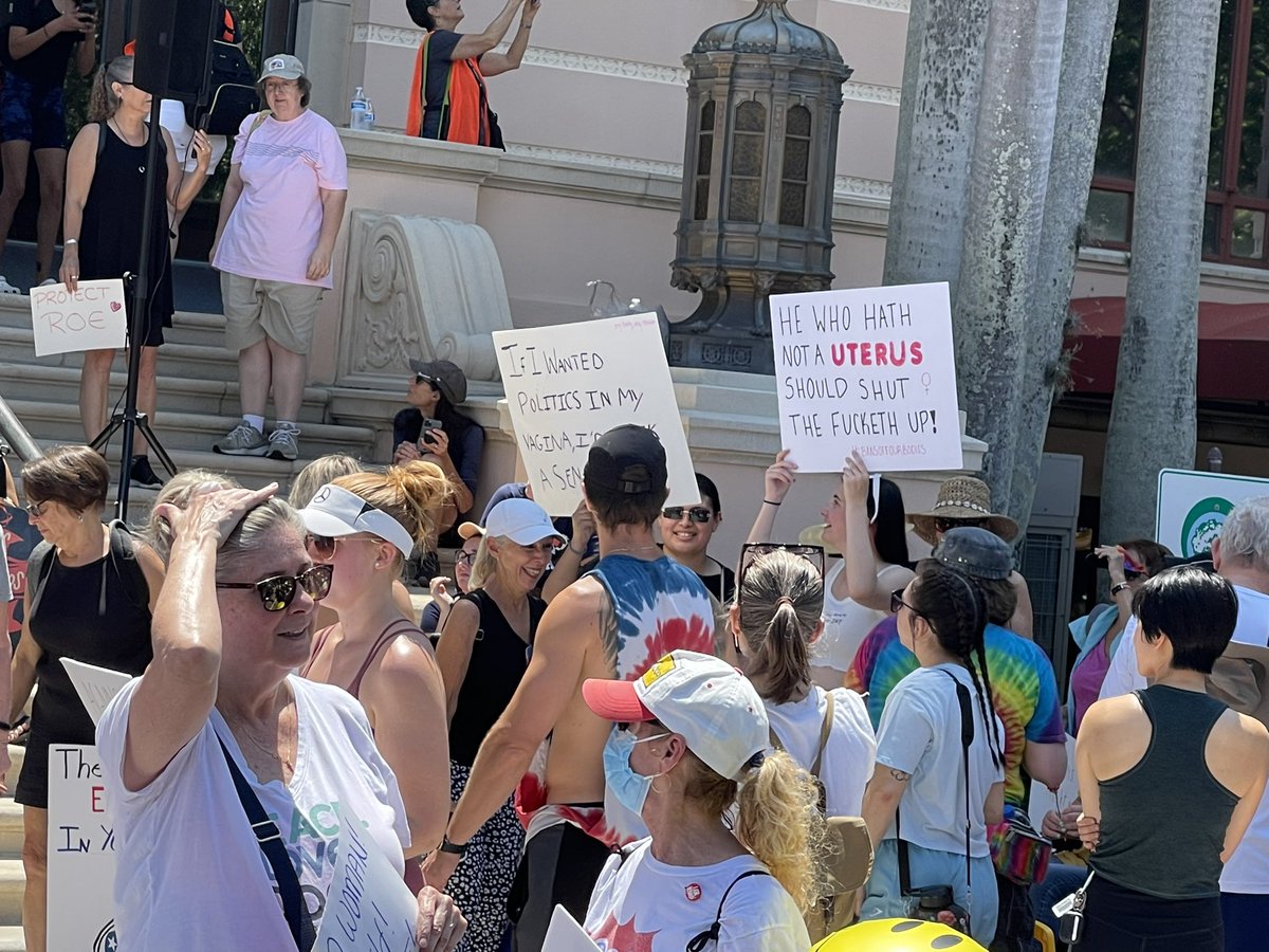 These signs about sums it up #BansOffOurBodies #wamp