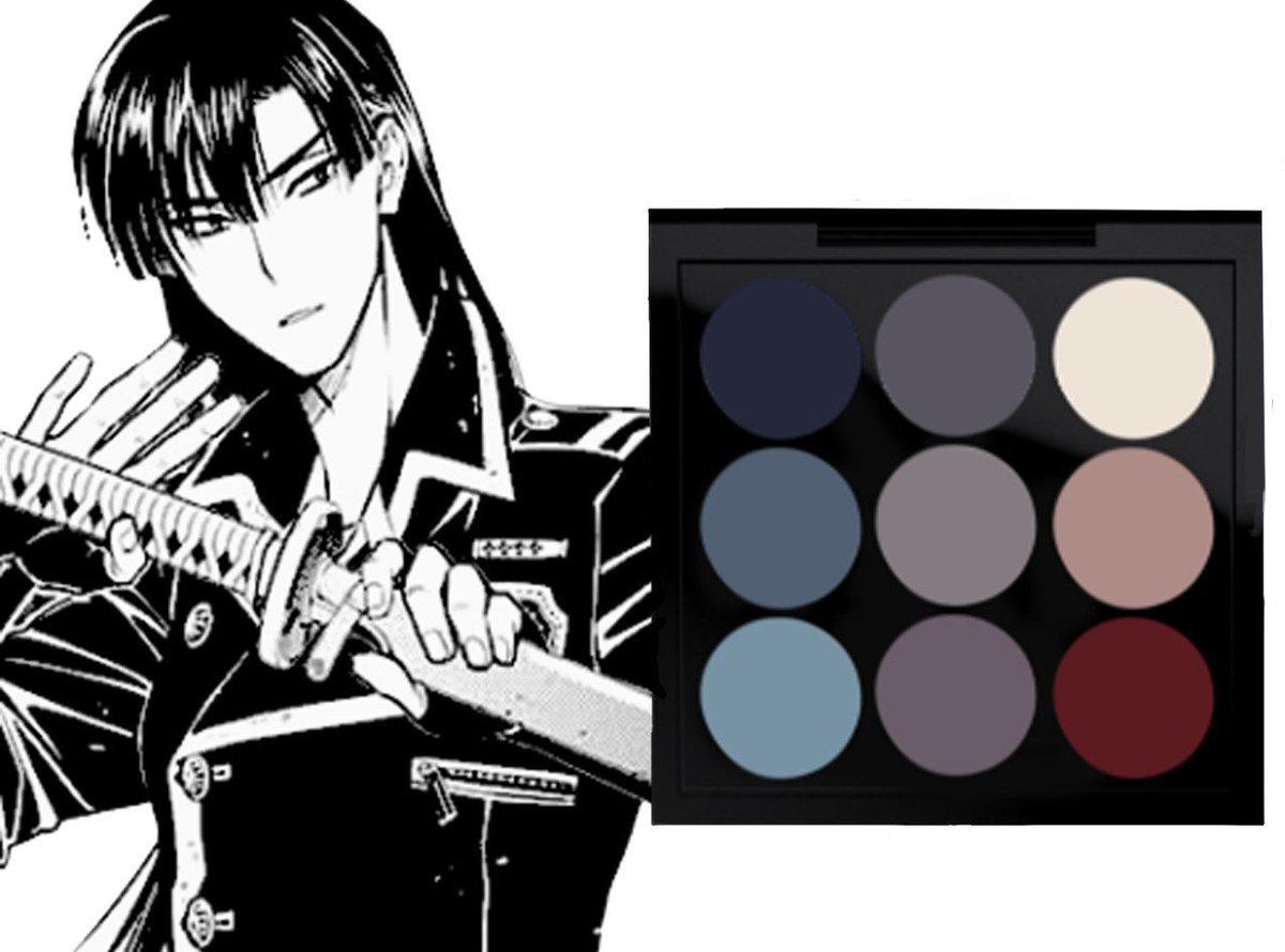 hasunokara's tweet photo. D. Gray-Man characters palette https://t.co/bo2FmNOCRA