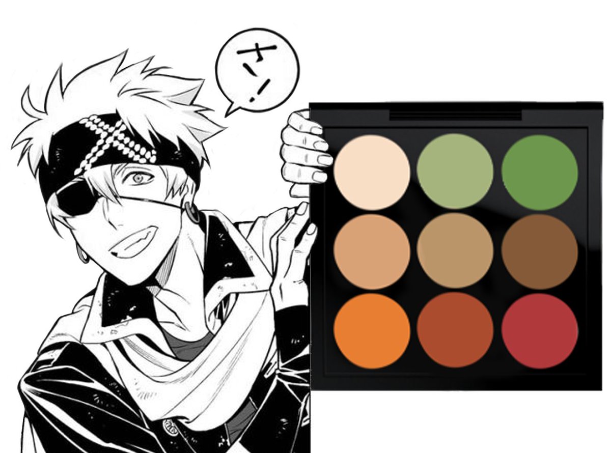 hasunokara's tweet photo. D. Gray-Man characters palette https://t.co/bo2FmNOCRA