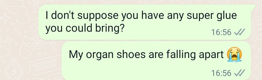 Delighted to have been chosen as the opening act for #Eurovision tonight, but will my organ shoes survive?
Come along to my organ recital at <a href="/StMichaelN6/">StMichaelsChurchN6</a> at 6pm to find out!