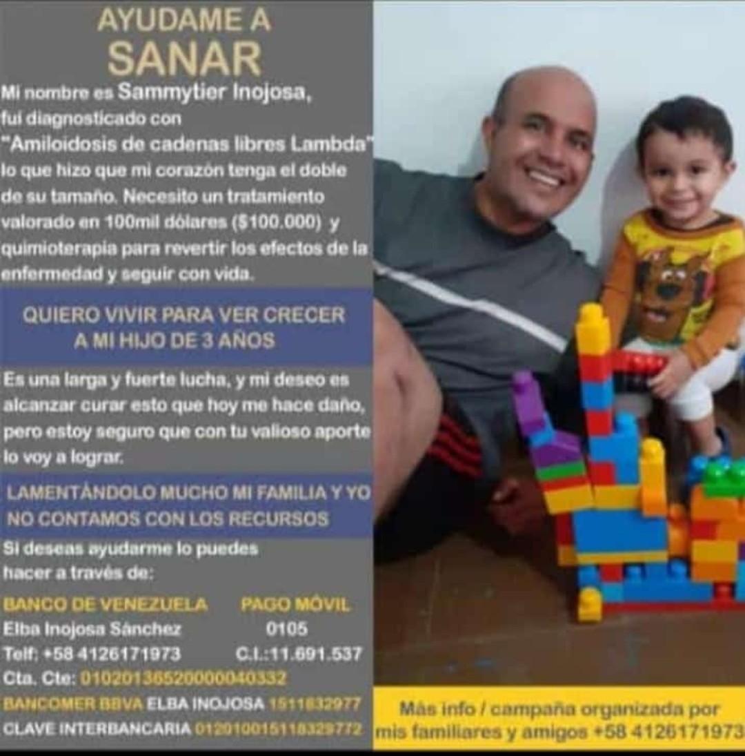 Sammy necesita de la ayuda de todos para poder seguir viviendo. 👇🙏🤍 gofund.me/8381be4b