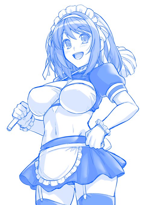 メイドハルヒさん ラフ 