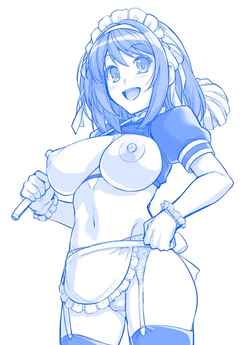メイドハルヒさん ラフ 