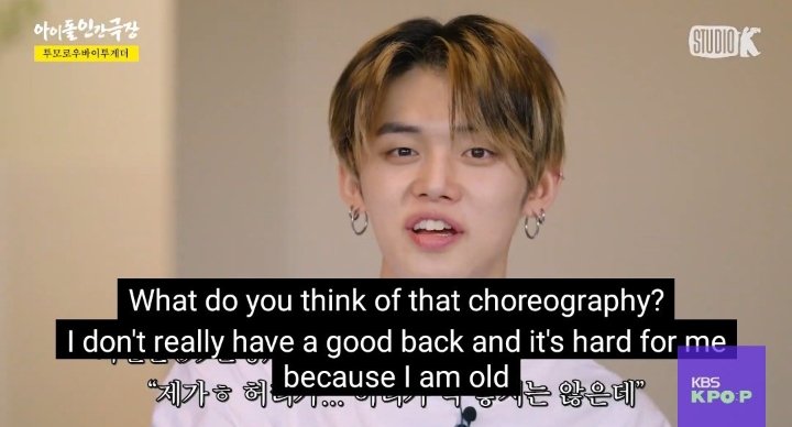 KFandomistic's tweet photo. "because I'm old".....txt have successfully brainwashed yeonjun into thinking he's old when he's only 22 😭 https://t.co/W1ORDULVmj