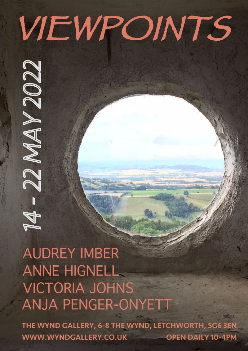 WyndGallery's tweet photo. VIEWPOINTS brought to you by @audreyimber @ceramicsbuyanja Anne Hignell &amp; @VJohns_art
For one week only!😀
#viewpoints #contemporaryart #letchworth https://t.co/6wVjt7qbmA