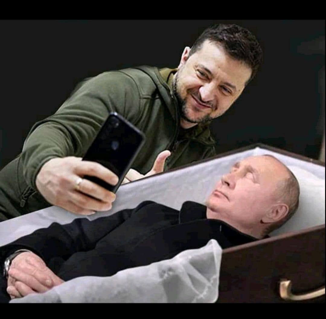 Зеленский селфи с Путиным