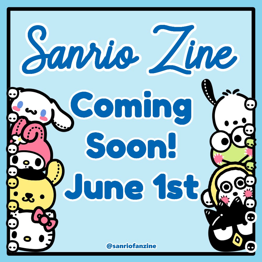 Introducing the Sanrio Fanzine! We're currently under construction but we'll see you in June for our interest check! Keep an eye out!

#fanzine #zine #sanrio