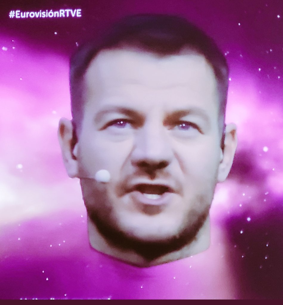 JordiCruzPerez's tweet photo. Pues solo faltaba el cabezon por salir :) #Eurovision https://t.co/3CDZkVPvrr