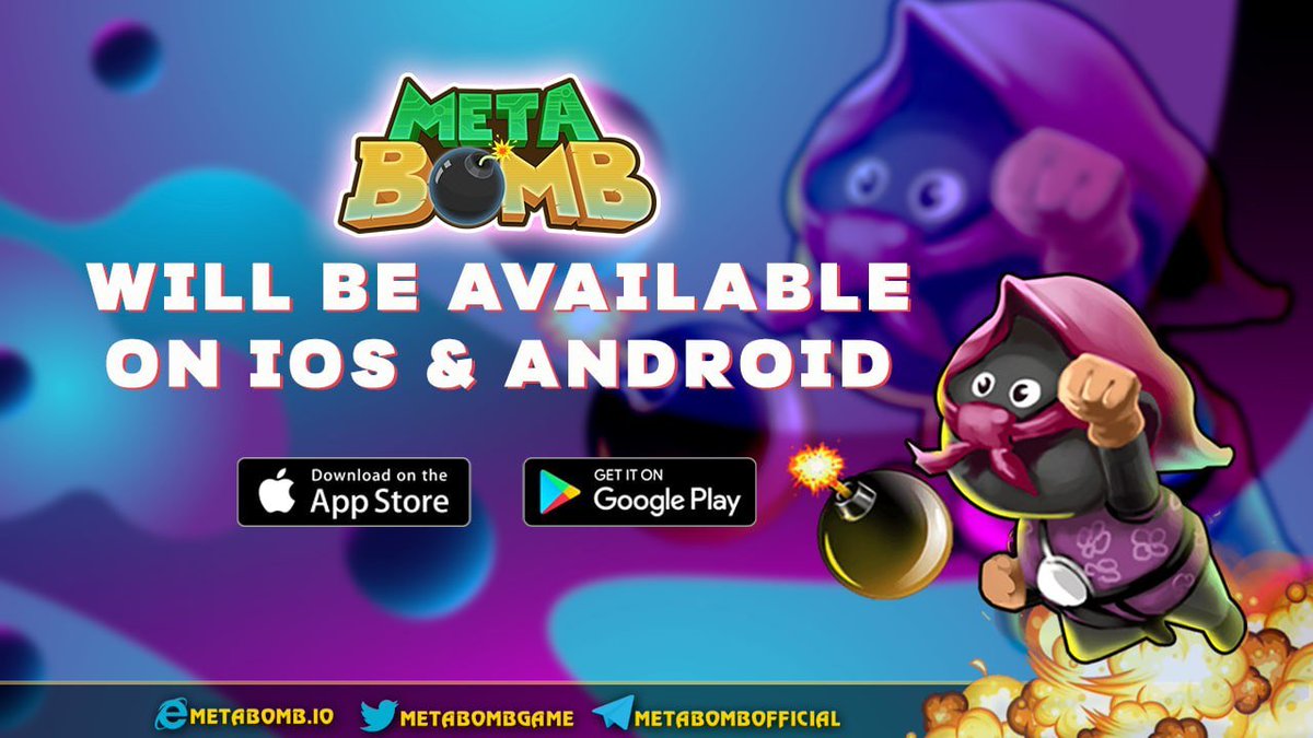 😍Not only Android is an already popular device, but also iOS will get to experience <a href="/metabombgame/">MetaBomb Official</a> to the fullest.

🙏And hopefully the PC will also have a version so that all users can experience the game.

👉Good news is coming on June. Stay tuned
