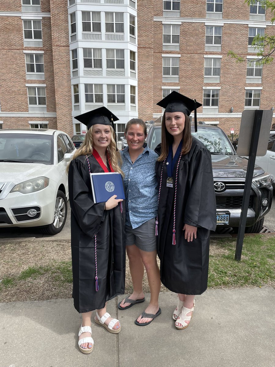 SoftballViterbo's tweet photo. Congratulations to our graduates!! Channing Manske and Jacky Mathews, so proud of you both!! https://t.co/vuvctn3uS7