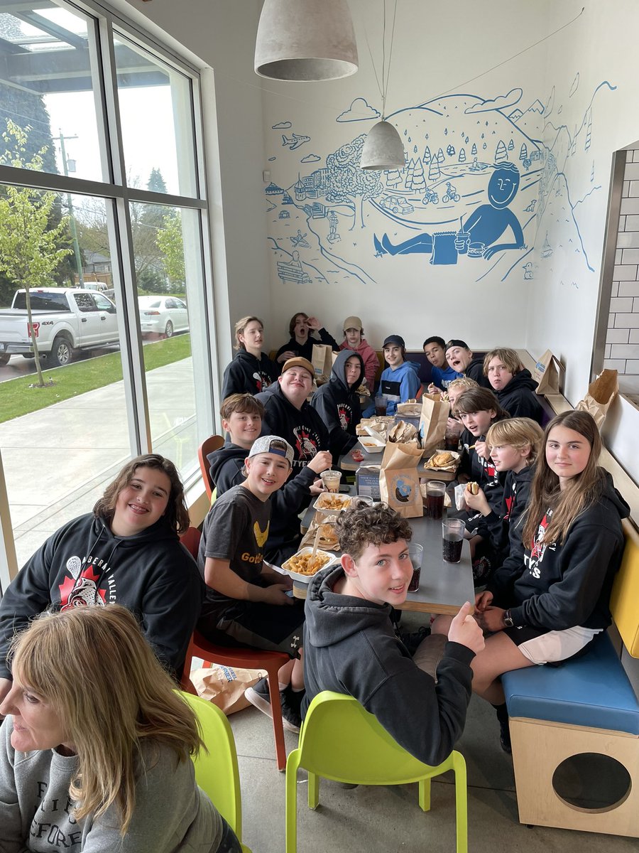 Big thank you to Calen McNeil <a href="/BigwheelMcNeil/">Calen McNeil</a> and Nanaimo Big Wheel Burger for supporting our Bantam Tyees Lacrosse team this weekend during the Tim White Memorial Tournament in Nanaimo!  The kids (and parents) loved their lunch at the Nanaimo location yesterday! <a href="/BigWheelBurger/">Big Wheel Burger</a>