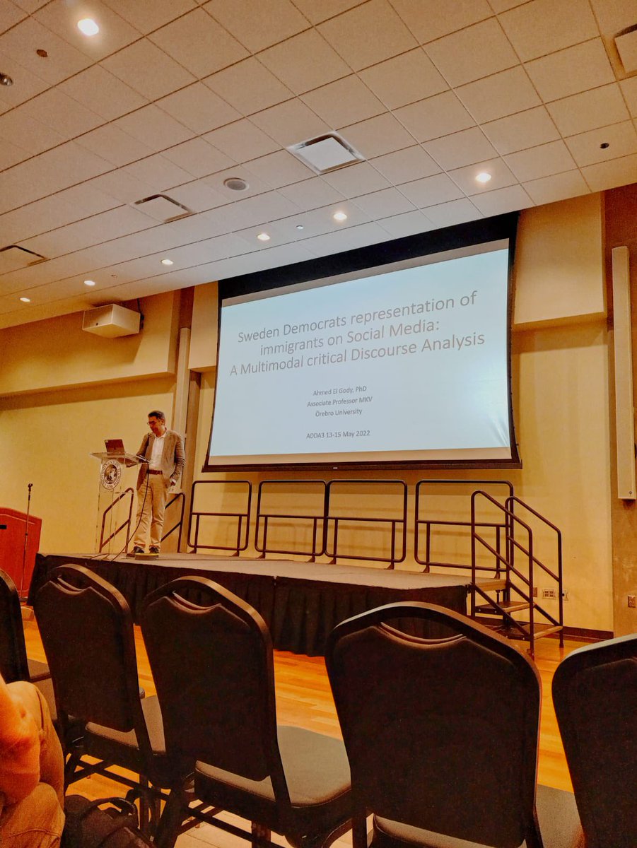 adda3_2022's tweet photo. Getting ready to close Day 2 of #ADDA3 with some final presentations on discourse in contexts such as TikTok and Reddit before our plenary! Thank you to all of our presenters! #conference #AcademicTwitter https://t.co/e3m68xrBPG