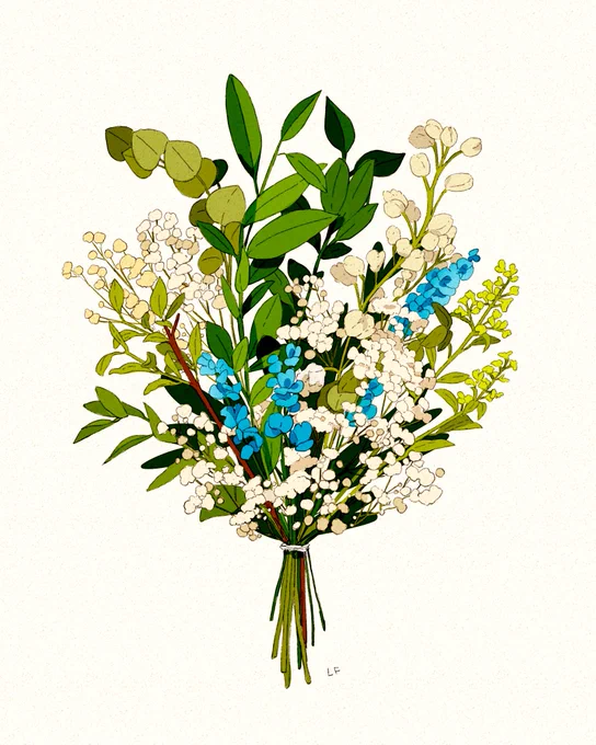 wedding bouquet commish 