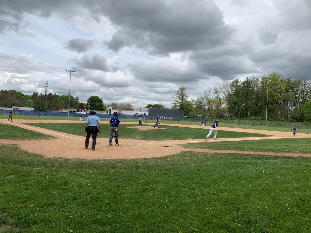 goSJCAsports's tweet photo. Baseball Update: The Pack battled the Defenders of Warrior Run to wrap up the regular season. Perfect weather, supportive fans, & competitive play made for a great day of baseball. Game 1: 7-2. Game 2: 5-0. Next-Up: 5/19 vs TBD #D6PostSeason #HitHardRunFastTurnLeft #GoWolfPack! https://t.co/U8Bi7zIdaR