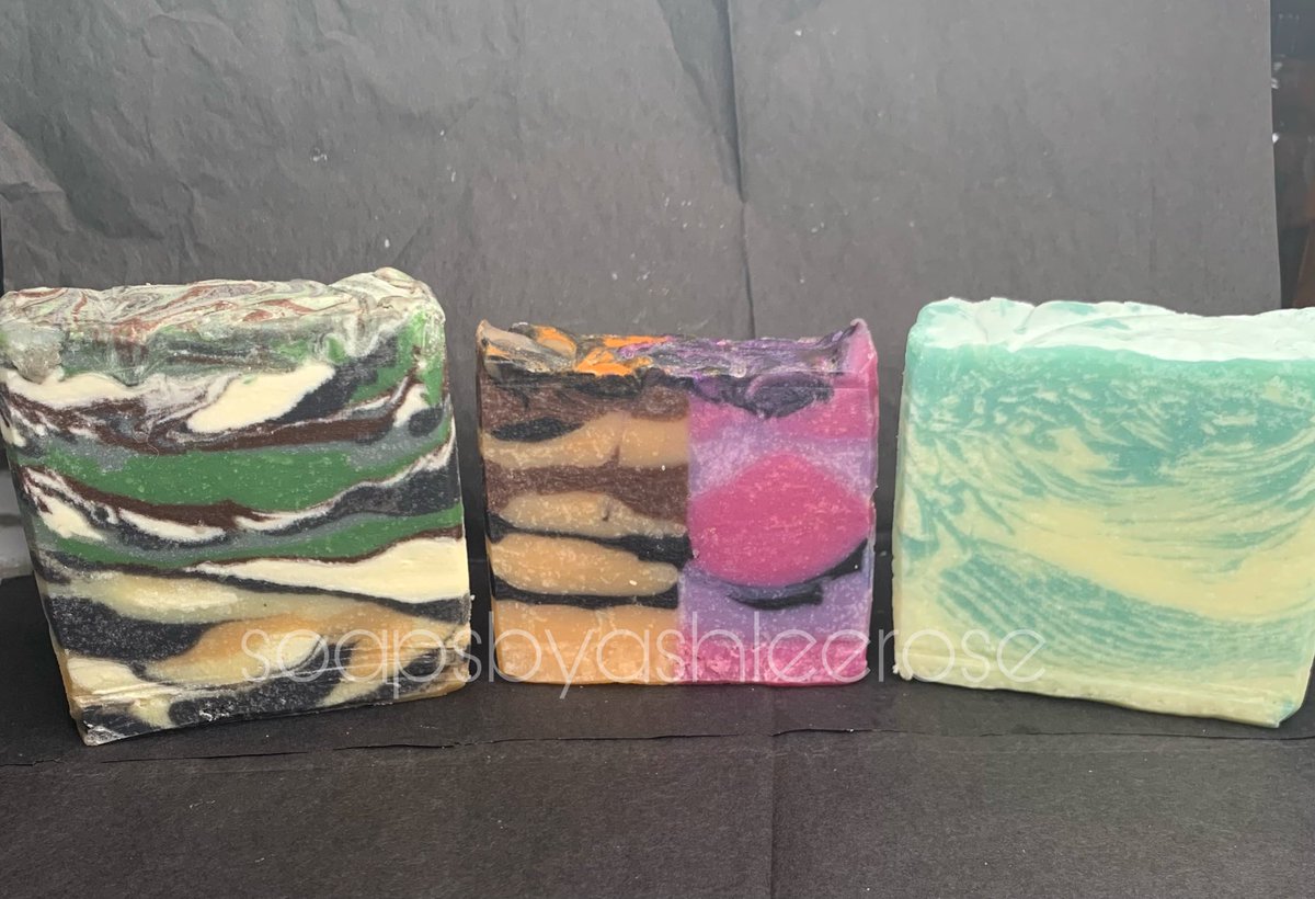 soapsbyashlee's tweet photo. New soaps are on my shop!! And Yet I Smile King Ezekiel @kharypayton & #Mercess soap! @paola__lazaro along with restocking my Cool Water soaps! https://t.co/5DnpvOJeBo https://t.co/5WW2uCFQBJ
