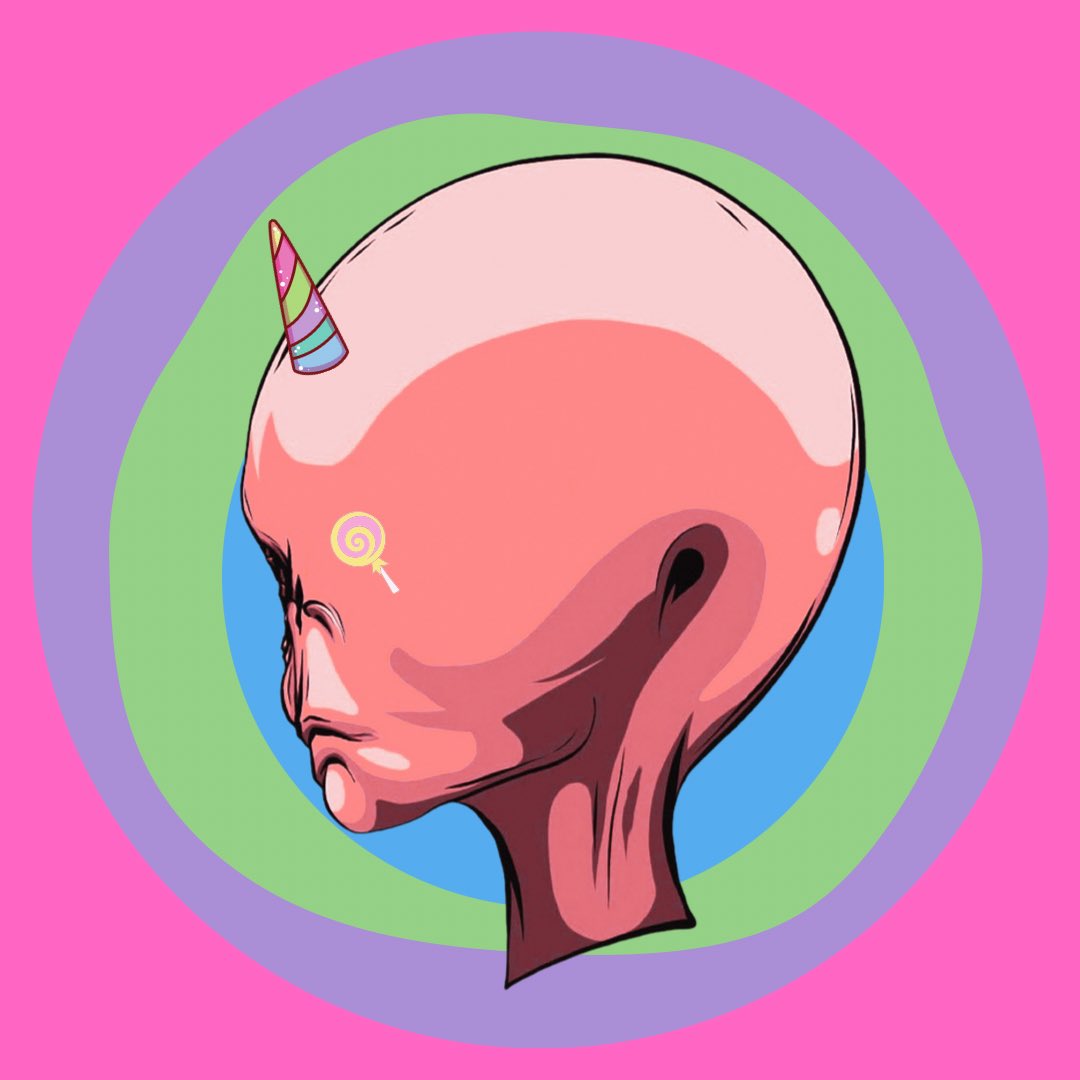 Introducing candy unicorn🍭🍬
My collection:
👽Third-eye Alien
opensea.io/collection/thi…

#NFTCommunity #NFTs #NFTCollection
#OpenSeaNFT #openseanfts #nftart
#NFTProject #NFTcollectibles #cryptoart
#art #nftartist #digitalart #crypto