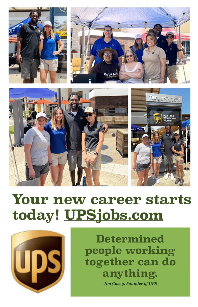 Independence Day Sort Frontline Supervisors Julie, Maria, Randy and Sarah representing UPS and getting us staffed for the summer at the Tanger Outlet Job Fair... Your New Career Starts Today 📦UPSjobs.com  <a href="/bigtymer504/">E.J.⚜</a>