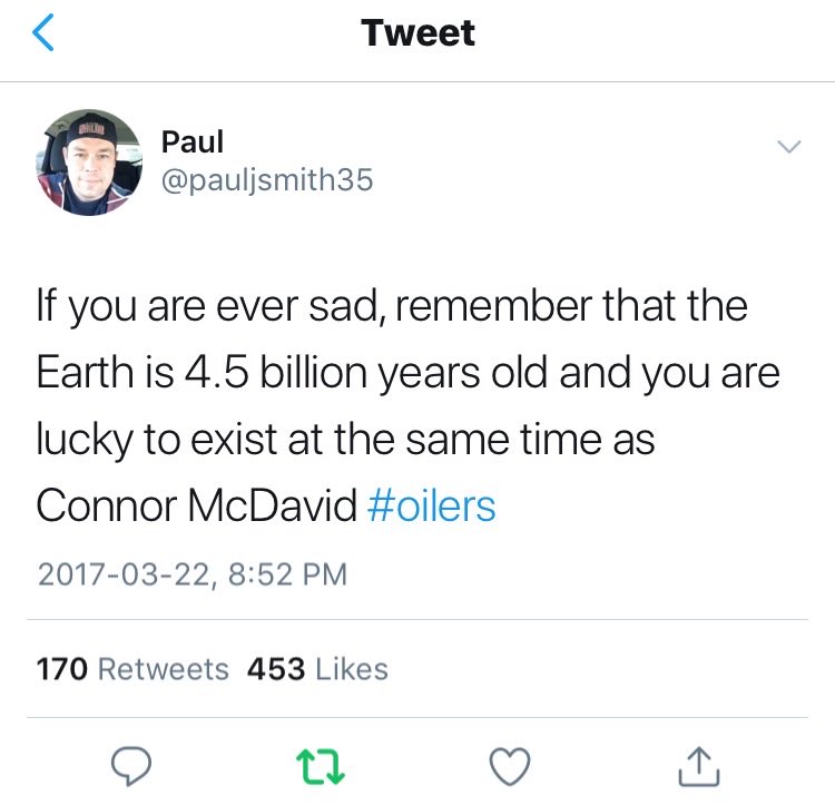 JeffTetz's tweet photo. 4 years ago my best friend from childhood died tragically from a heart attack at age 43. 

5 years ago he tweeted this👇

He would have been so excited for game 7. https://t.co/hzkNJCdkDn