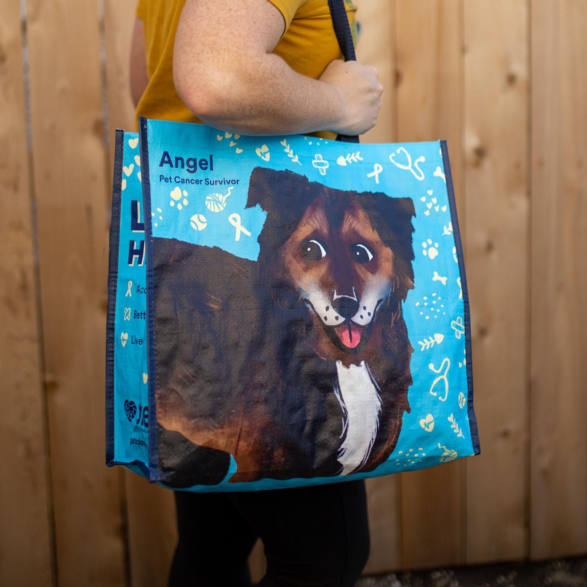 When Angel was diagnosed with pet cancer, the Petco Love & @bluebuffalo Pet Cancer Treatment Fund helped cover the cost of her treatment! When you donate $10+ at @Petco, you’ll receive this free tote that helps make care accessible for pet families just like hers nationwide.🐾