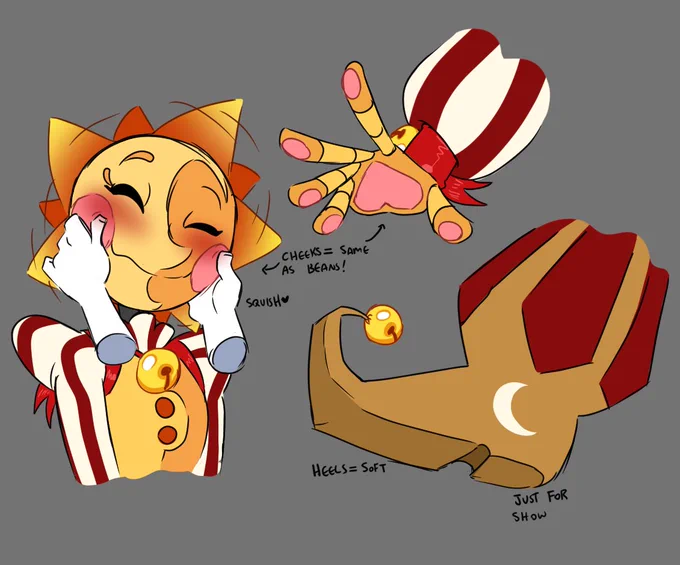 Sun's new design from my tiktok series 'v' #FNAF #fnafsundrop 