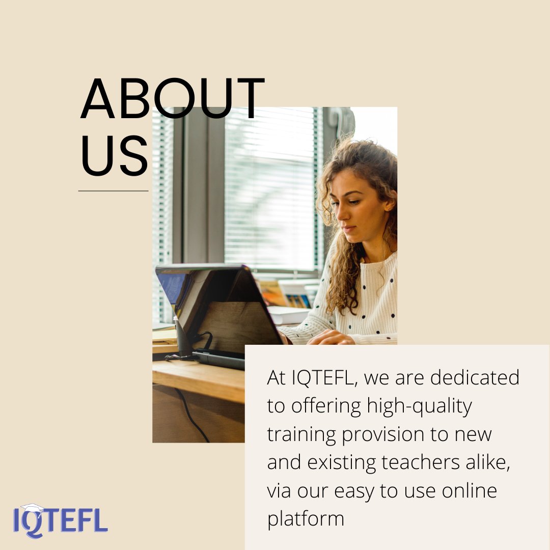 iqtefl's tweet photo. At IQTEFL, we are dedicated to offering high-quality training provision to new and existing teachers alike, via our easy to use online platform!
Click the link to find out more 👉 https://t.co/hU9SnVeIKs

#teach #teacher #learn #class #TEFL #teachabroad #learningenglish #IQTefl https://t.co/NszX8YN3Yj