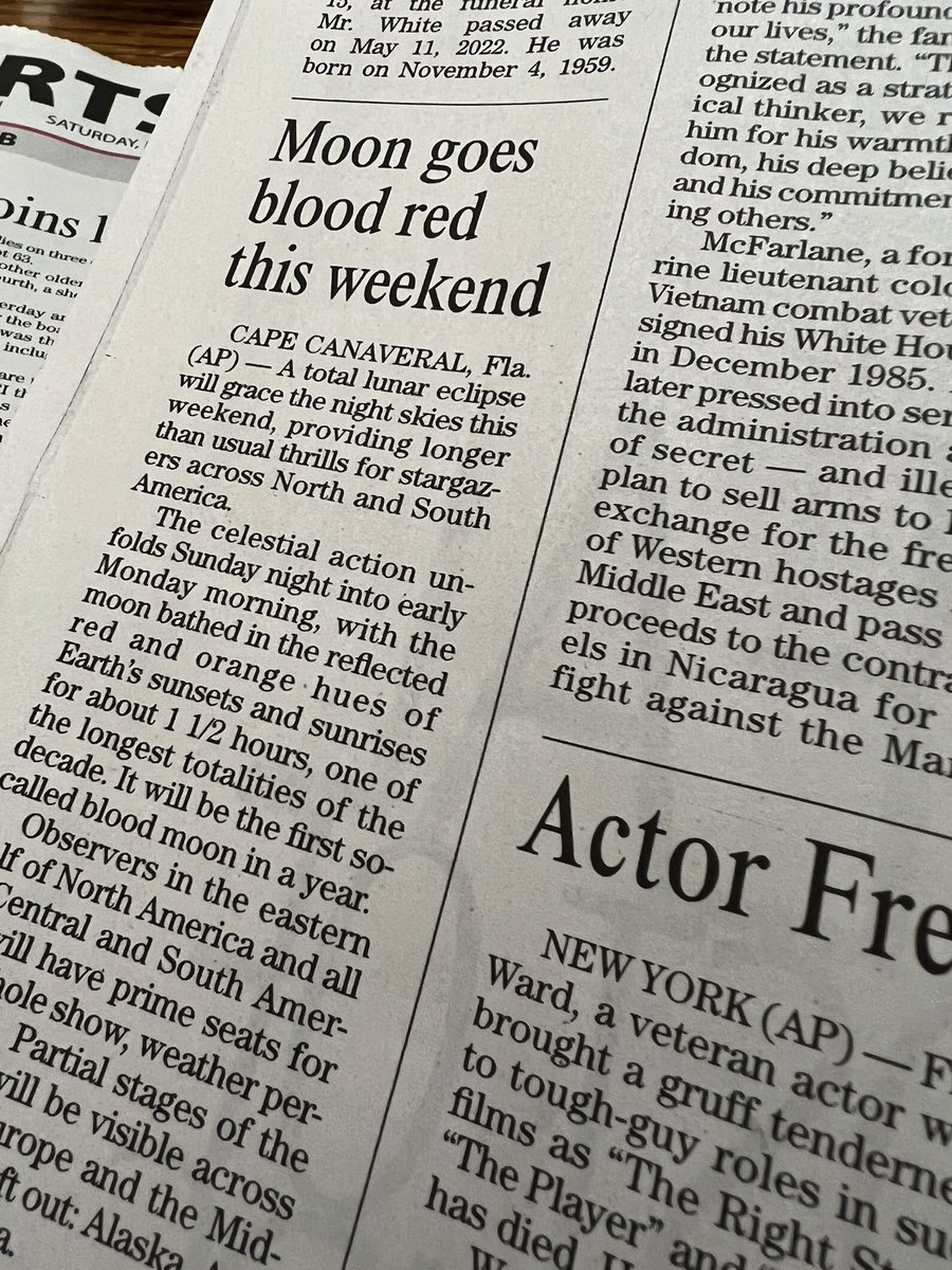 DraperSammy's tweet photo. @Tylerpaper story should cause us to pause and consider: Acts 2:20 (KJV) “The sun shall be turned into darkness, and the moon into blood, before that great and notable day of the Lord come:” Let’s pray for this generation. Help us, Oh God, to reach people with the gospel! SD https://t.co/KjZY8062wp