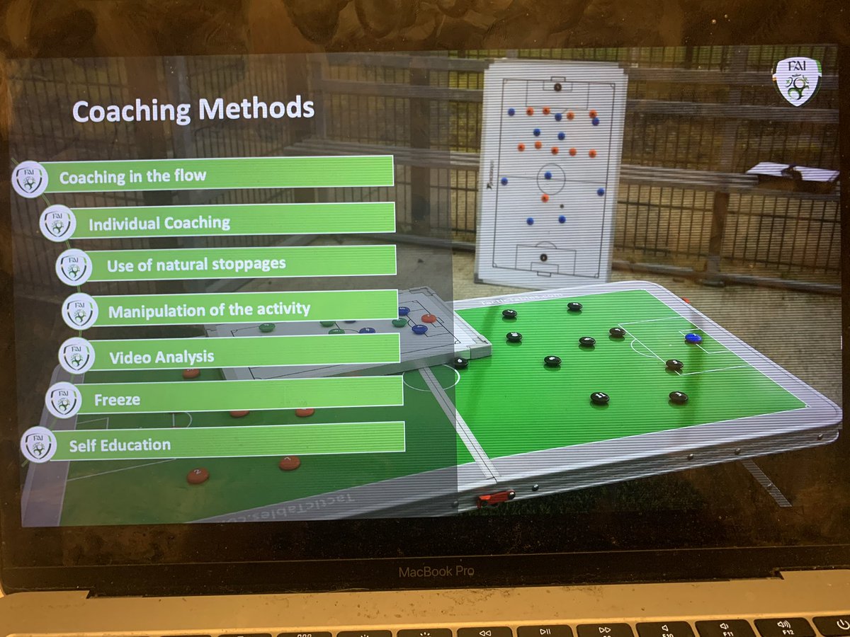 Thoroughly enjoyable evening delivering <a href="/FAIreland/">FAIreland</a> PDP3 to a course! So much great discussion during the course and looking forward to seeing everyone for Day 2 tomorrow with practicals ⚽️⚽️⚽️
