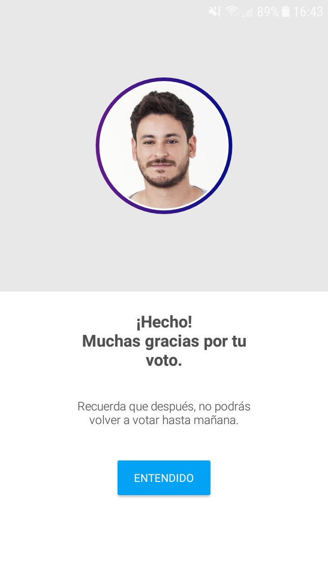 xexu_fernandez's tweet photo. Yo ya he votado https://t.co/dQFmL4KXP1