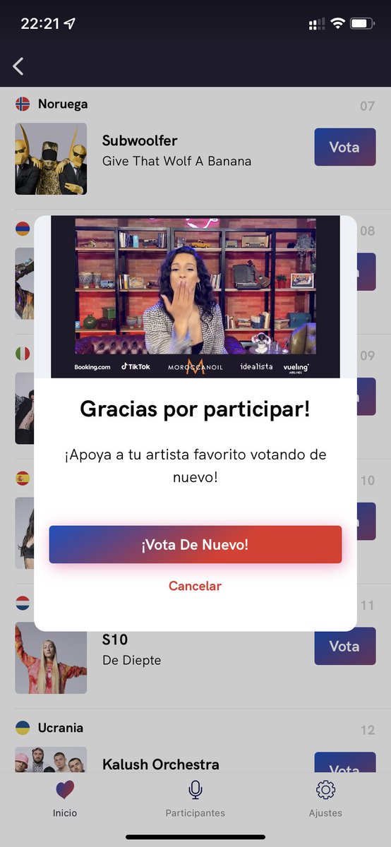 Voto patriótico ✅ (pero hubiese preferido a las <a href="/tanxugueiras/">T A N X U G U E I R A S</a> o <a href="/rigobandini/">Rigoberta Bandini</a>)