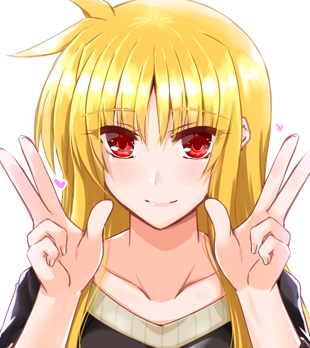 フェイトさんダブルピース!
「フェイトちゃん、証明写真はピースしちゃダメ」
「えっ」
「ましてやダブルでなんて」
「えっ」 